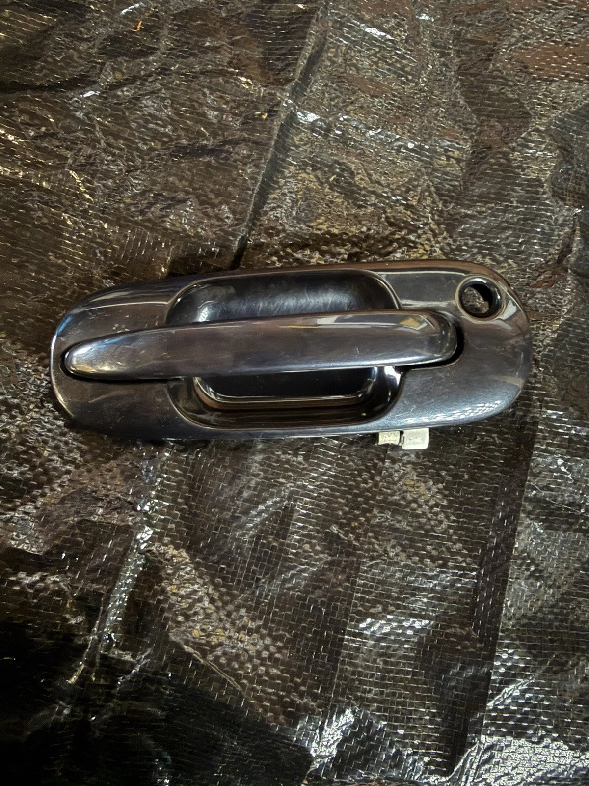 MGZS ROVER 45 DRIVERS FRONT DOOR HANDLE BLACK LQW