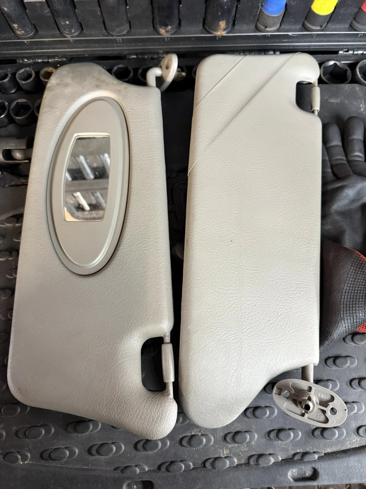 MG ZT ZT-T ROVER 75 SUN VISORS PASSENGERS AND DRIVERS SIDE GENUINE PART