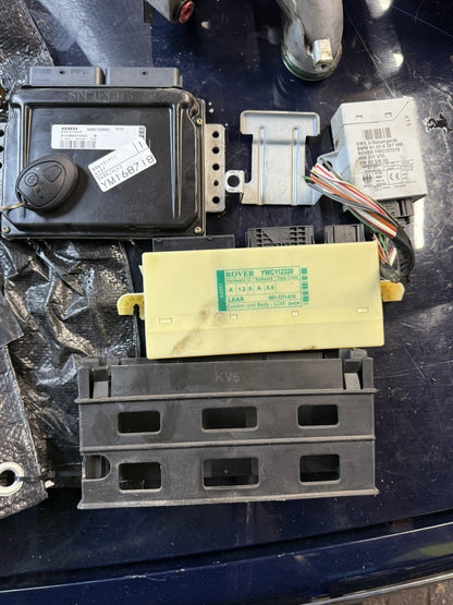 Rover 75 & MG ZT FREELANDER 2.0 V6 ECU KIT CBU 1 KEY FOB. (NNN100655)