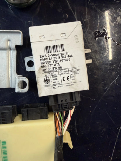 Rover 75 & MG ZT FREELANDER 2.0 V6 ECU KIT CBU 1 KEY FOB. (NNN100655)