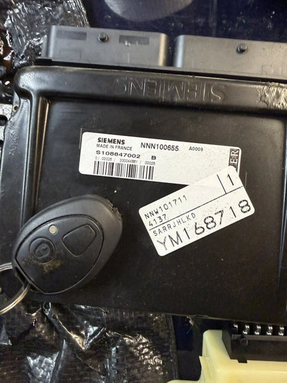Rover 75 & MG ZT FREELANDER 2.0 V6 ECU KIT CBU 1 KEY FOB. (NNN100655)