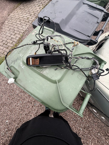 ROVER 75 MG ZT AUTO DIMMING INTERIOR REAR VIEW MIRROR WITH LOOM TOURER WIRING