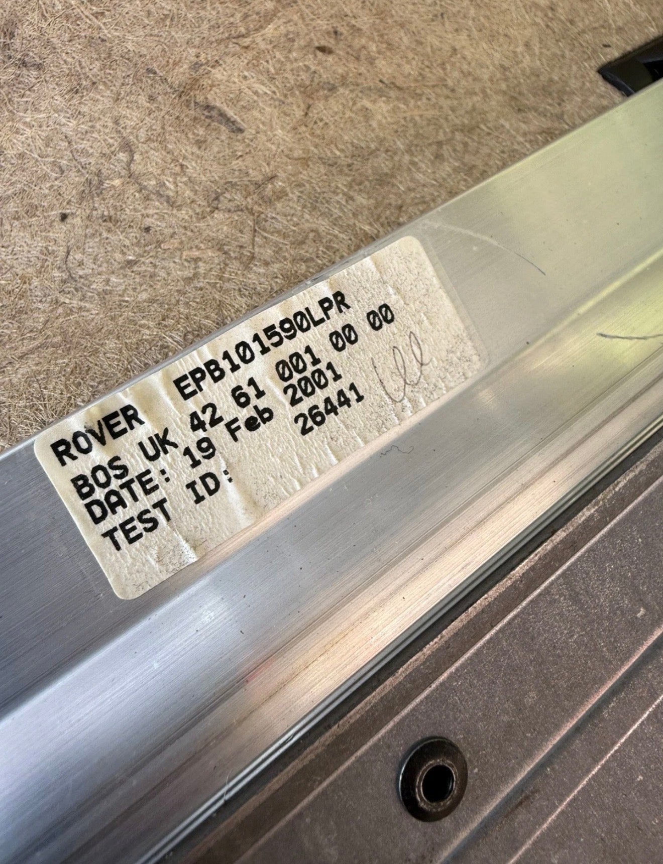 Rover 75/ MG ZT Saloon Used Rear Sun Blind Parcel Shelf Smokestone Grey (Collection only)