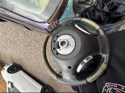 MG ZT Wood Steering Wheel, Rover 75