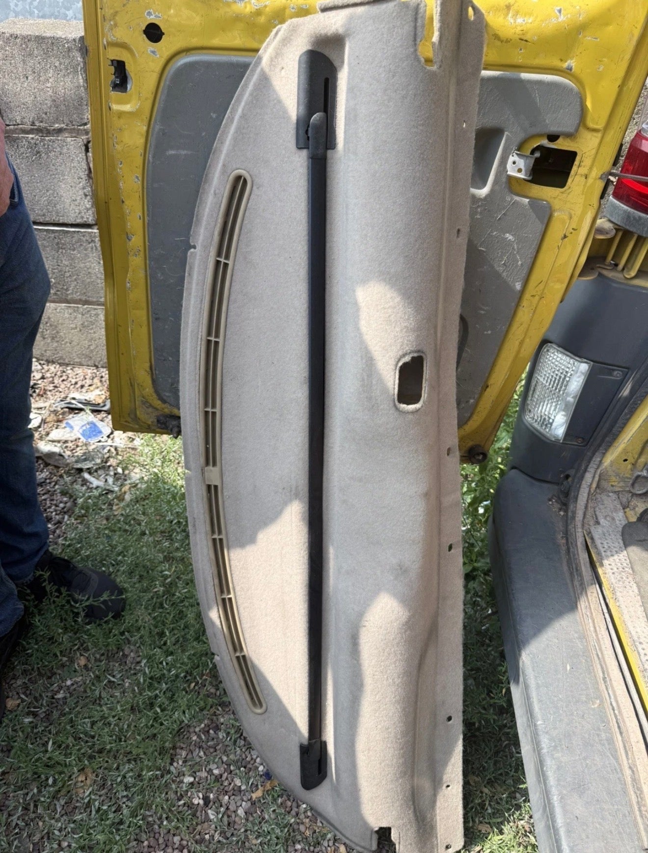Rover 75/ MG ZT Saloon Used Rear Sun Blind Parcel Shelf Sandstone Beige (Collection only)