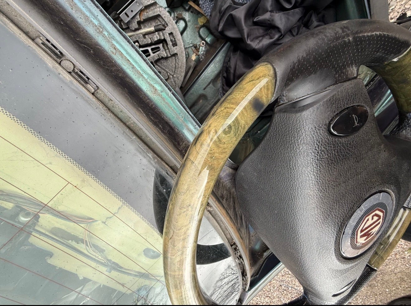 MG ZT Wood Steering Wheel, Rover 75