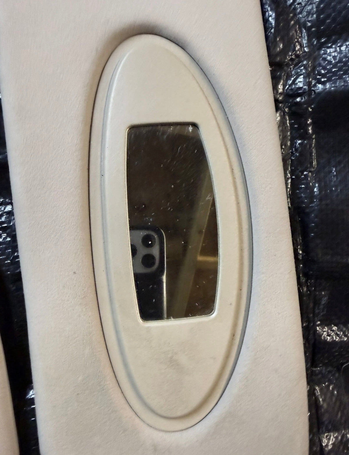 ROVER 75 MG ZT PAIR OF SANDSTONE BEIGE SUN VISORS NON ILLUMINATED