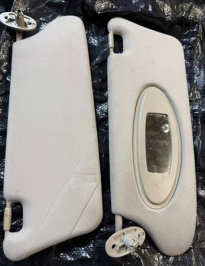 ROVER 75 MG ZT PAIR OF SANDSTONE BEIGE SUN VISORS NON ILLUMINATED