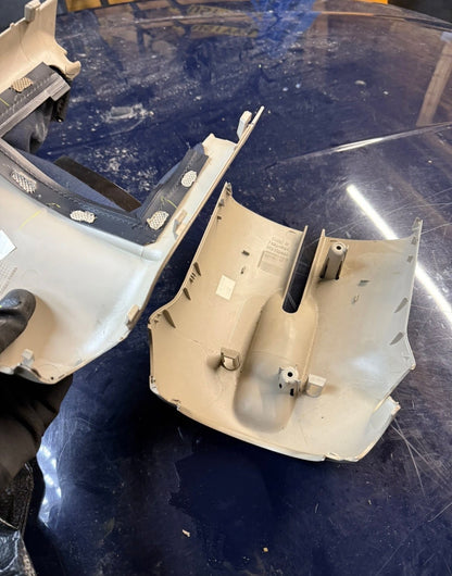 ROVER 75 SANDSTONE BEIGE STEERING COLUMN SURROUND COWL UPPER & LOWER QRB100460