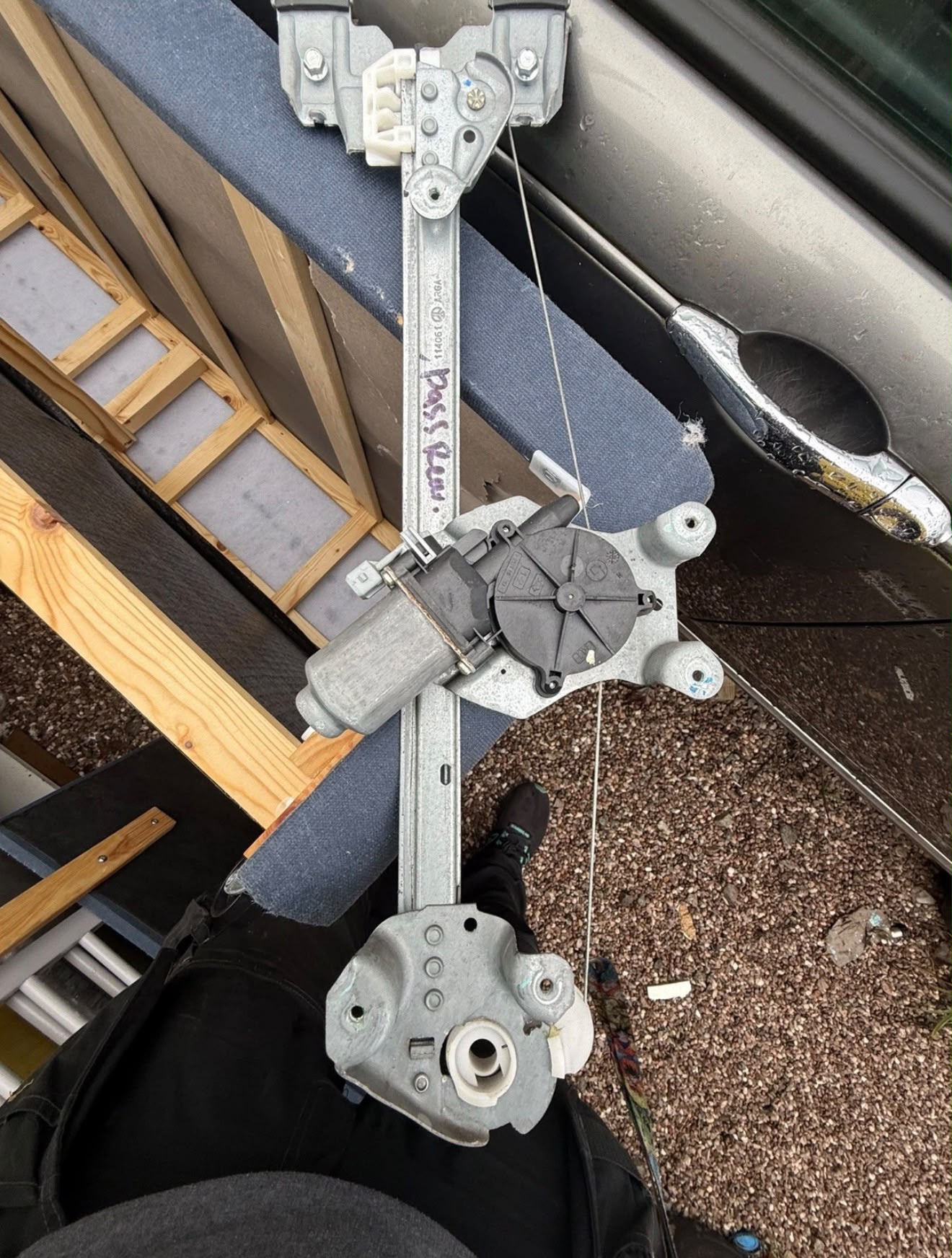 MG ZT ROVER 75 N/S/R PASSENGERS SIDE REAR ELECTRIC WINDOW MOTOR & REGULATOR