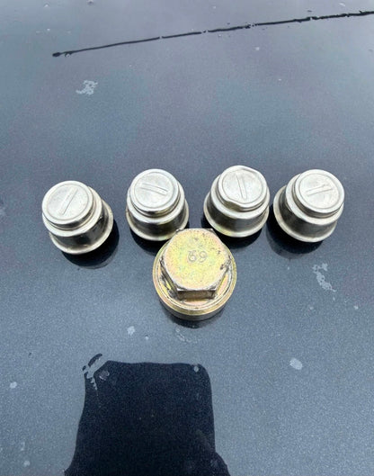 ROVER 45/ MG ZS LOCKING WHEEL NUTS BOLTS SET WITH KEY 69