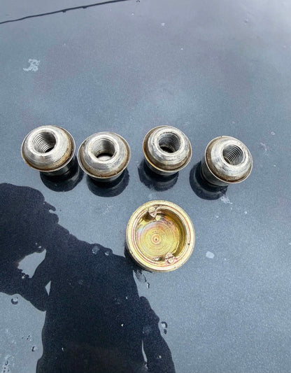ROVER 45/ MG ZS LOCKING WHEEL NUTS BOLTS SET WITH KEY 69