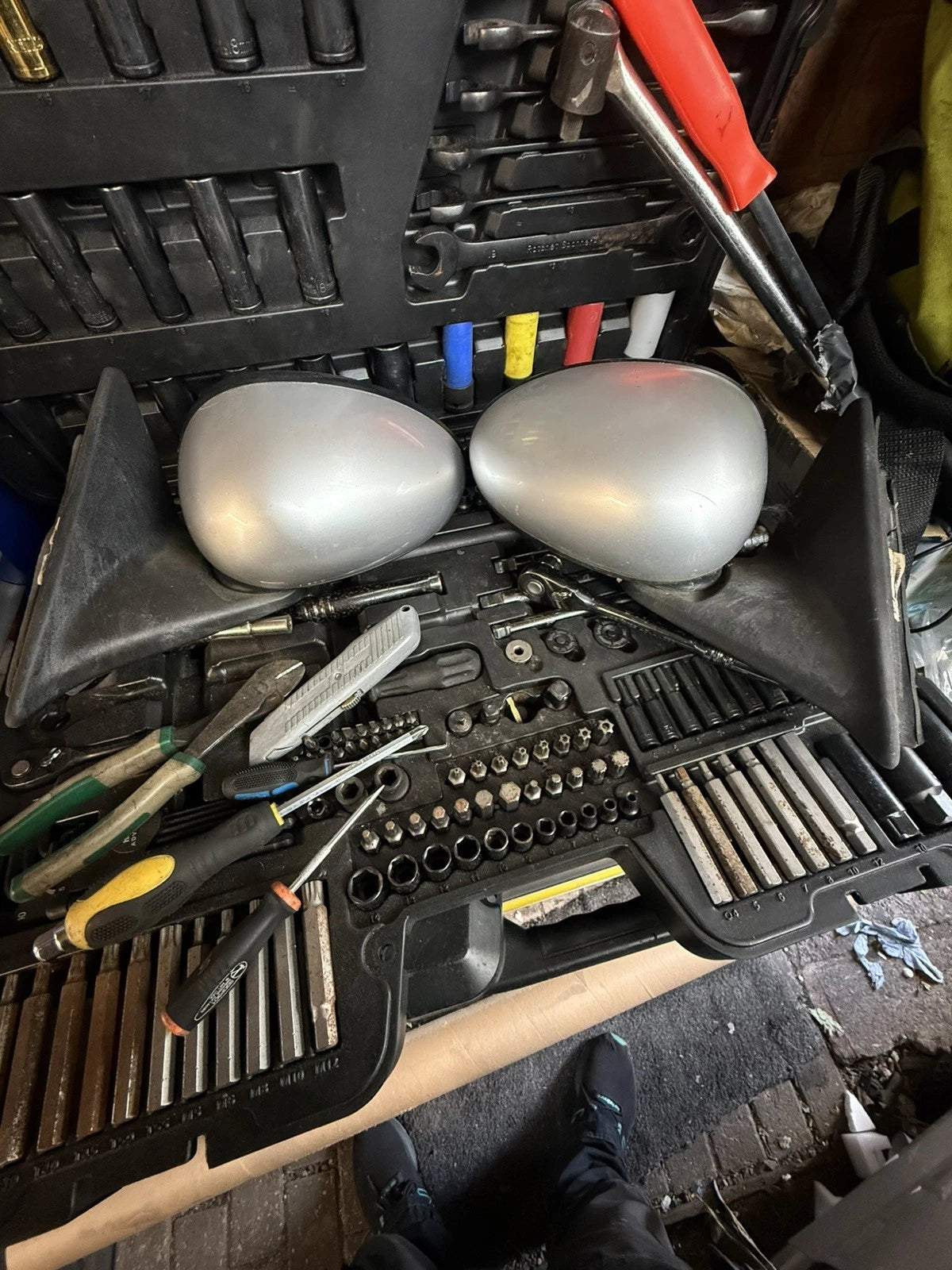 ROVER 75 MG ZT SILVER MBB DOOR MIRRORS