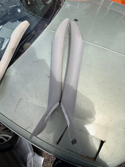 Rover 75/MG ZT Smokestone Grey Pair Front Interior A-Post Trim