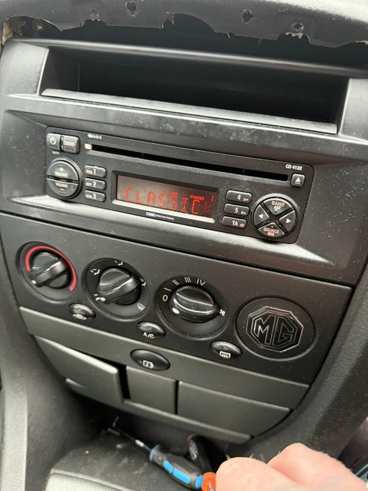 ROVER 75, 45 AUDIO SYSTEM CD PLAYER XQE000930PMA With Code