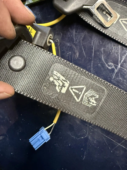 ROVER 75 SALOON REAR SEAT BELTS - CENTRE REAR RIGHT REAR LEFT REAR EARLY PPD