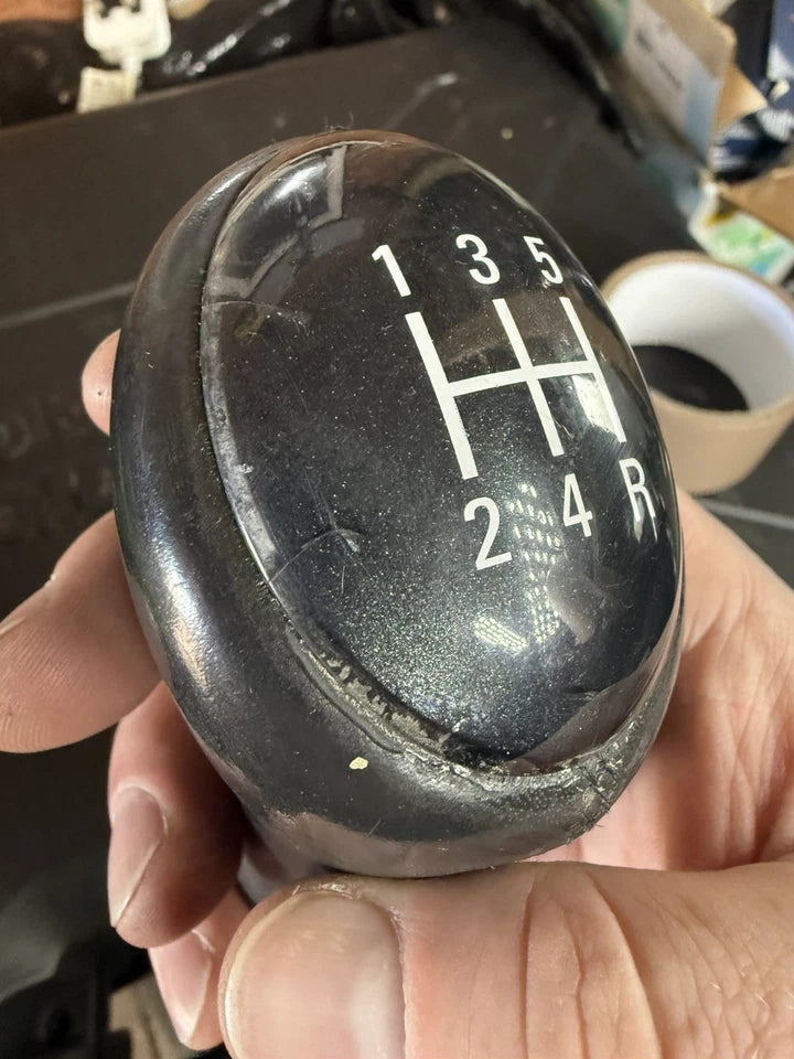 ROVER 75 MK1 PRE-FACELIFT 99-04 GENUINE MANUAL GEAR SHIFTER KNOB BLACK LEATHER