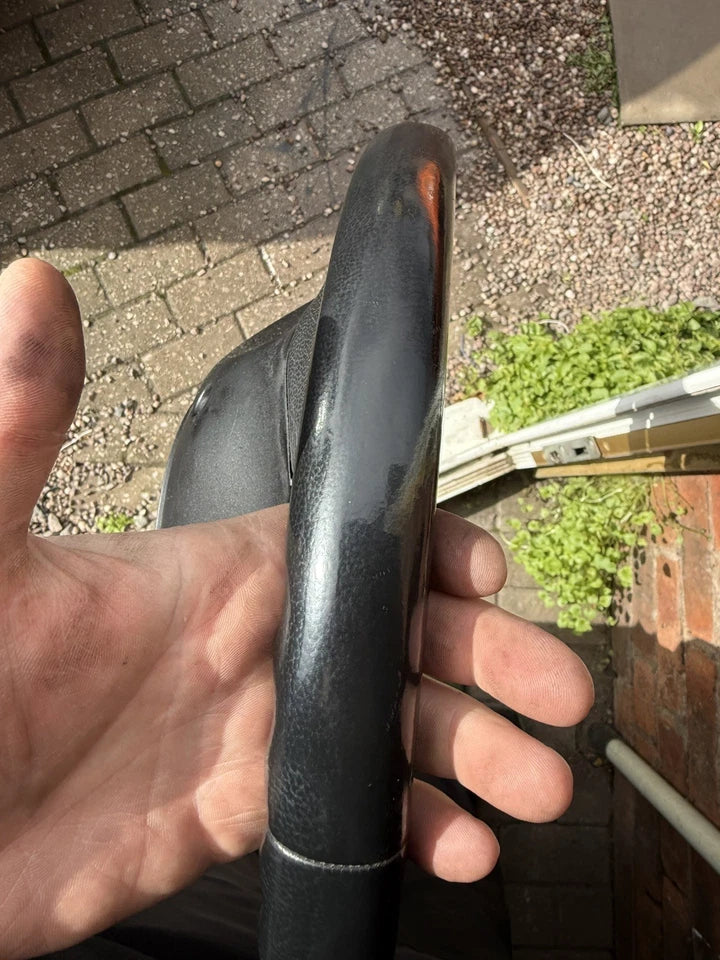Rover 75 & MG ZT/ZT-T Black Leather Steering Wheel (Part #: QTB001270PPH TS)
