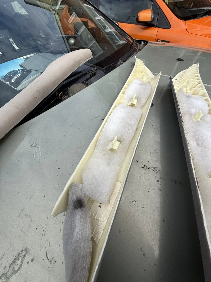 Rover 75/MG ZT Smokestone Grey Pair Front Interior A-Post Trim