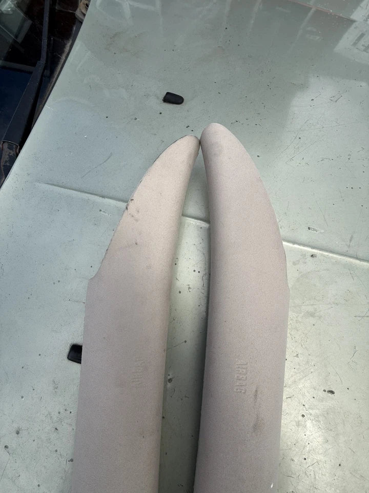 Rover 75/MG ZT Sandstone beige Pair Front Interior A-Post Trim Airbag