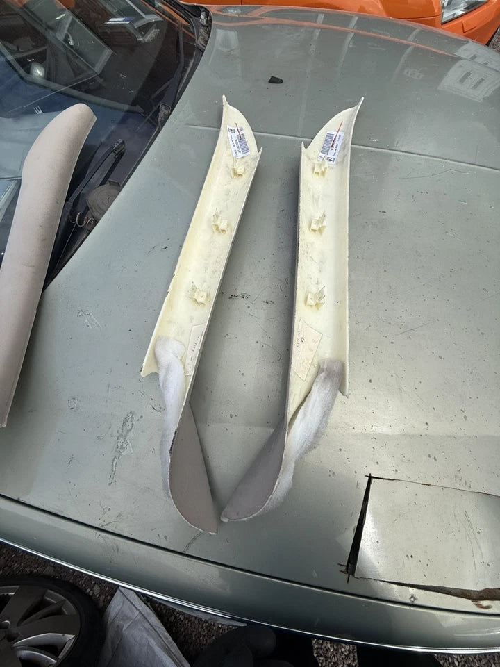 Rover 75/MG ZT Sandstone beige Pair Front Interior A-Post Trim Airbag